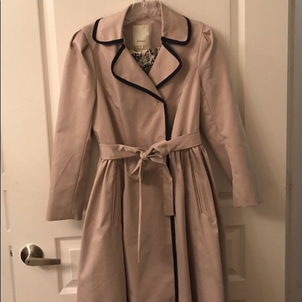 Anthropologie Elevenses Trench Coat - Size 2